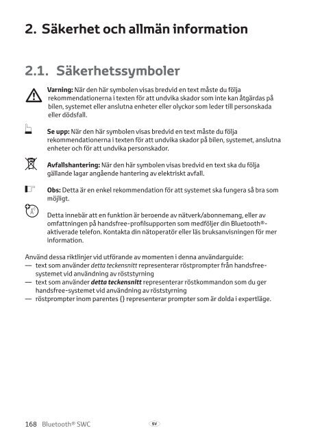 Toyota Bluetooth SWC - PZ420-T0290-NE - Bluetooth SWC (English Danish Finnish Norwegian Swedish) - mode d'emploi