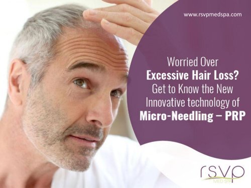 PRP Hair Restoration - Innovative Micro-needling Technology