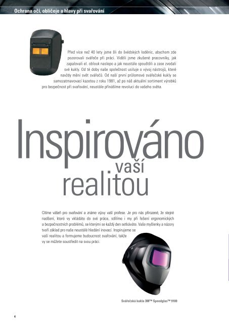 3M Speedglas produktový katalog