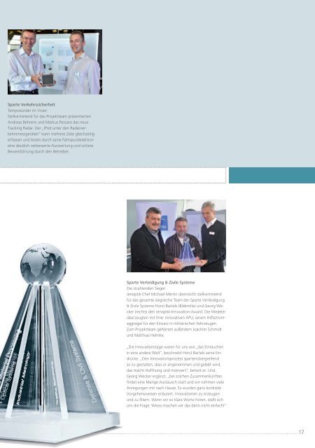 focusMagazin der Jenoptik-Gruppe 2 | 2009 Das ... - Jenoptik AG