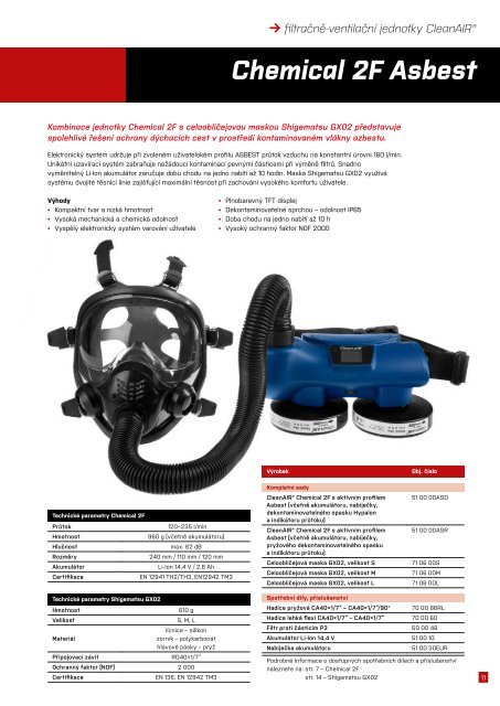 CleanAir produktový katalog