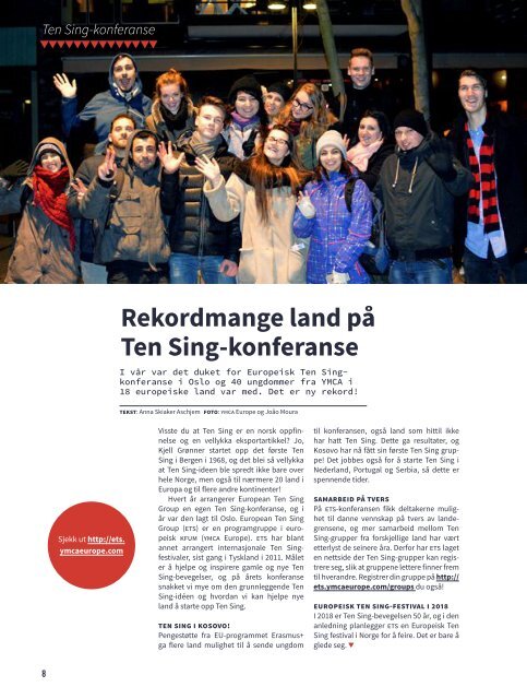 Ten Sing-innstikk 1/2016