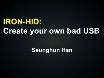 IRON-HID Create your own bad USB