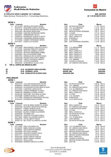 VII TROFEO DE VERANO