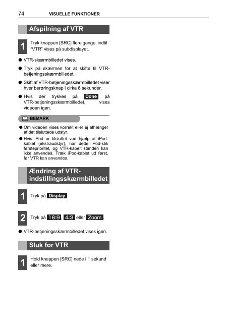 Toyota TNS410 - PZ420-E0333-DA - TNS410 - mode d'emploi