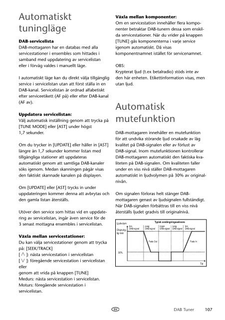 Toyota DAB Tuner - PZ473-J0210-00 - DAB Tuner - mode d'emploi