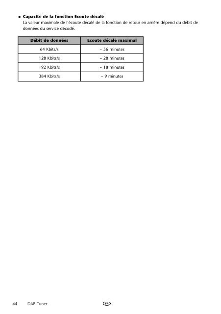 Toyota DAB Tuner - PZ473-J0210-00 - DAB Tuner - mode d'emploi