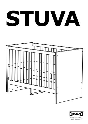 Ikea STUVA lettino con cassetti - S59032438 - Istruzioni di montaggio