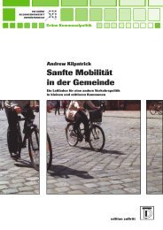 Andrew Kilpatrick Sanfte Mobilität in der Gemeinde - Planet-Verlag