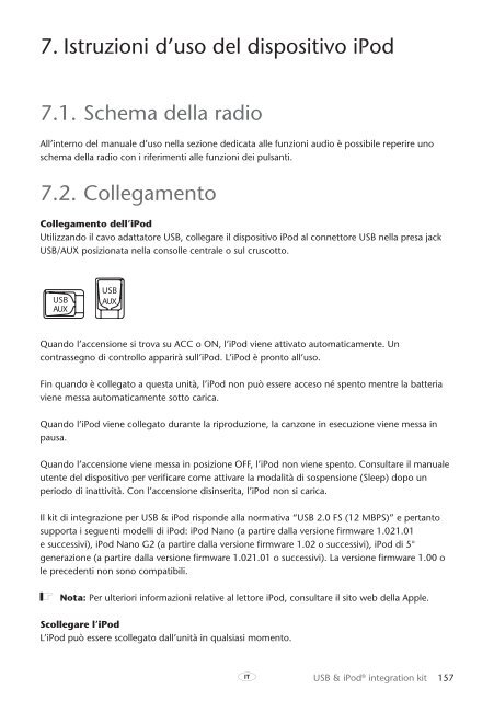 Toyota USB &amp;amp; iPod interface kit - PZ473-00266-00 - USB &amp; iPod interface kit (English, French, German, Dutch, Italian) - mode d'emploi