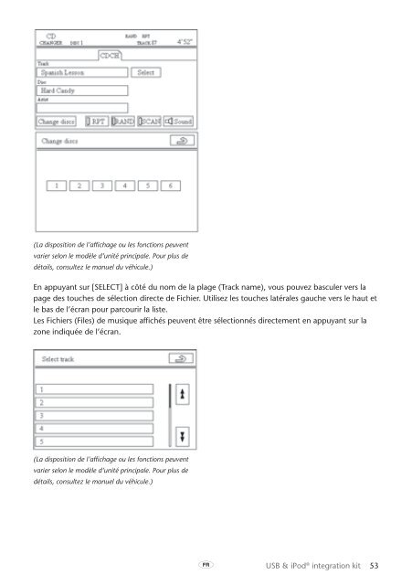 Toyota USB &amp;amp; iPod interface kit - PZ473-00266-00 - USB &amp; iPod interface kit (English, French, German, Dutch, Italian) - mode d'emploi