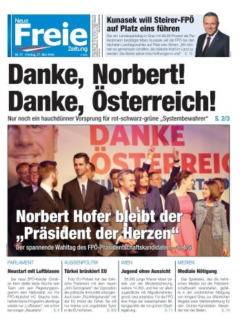 Danke, Norbert! Danke, Österreich!