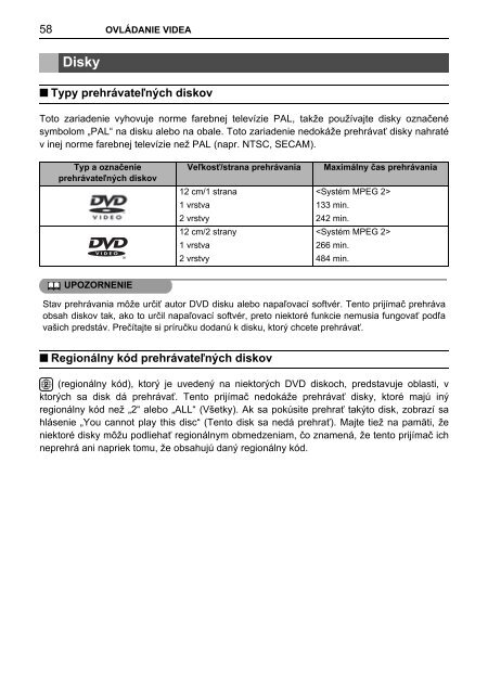 Toyota TNS410 - PZ420-E0333-SK - TNS410 - mode d'emploi