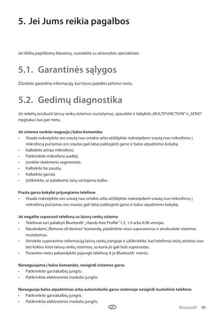 Toyota Bluetooth UIM English Russian Lithuanian Latvian Estonian - PZ420-00292-BE - Bluetooth UIM English Russian Lithuanian Latvian Estonian - mode d'emploi