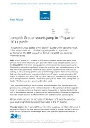 Press release (PDF) - Jenoptik AG
