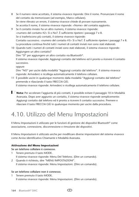 Toyota Bluetooth SWC English French German Dutch Italian - PZ420-00296-ME - Bluetooth SWC English French German Dutch Italian - mode d'emploi