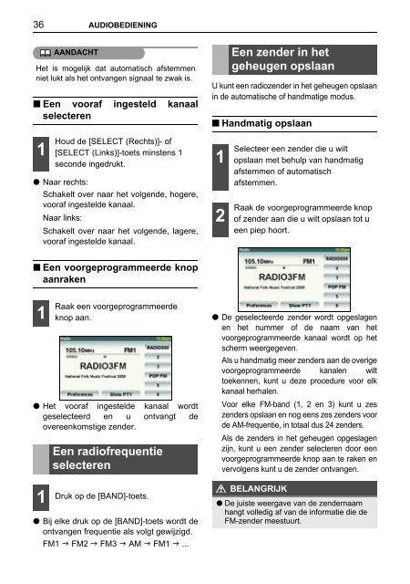 Toyota TNS410 - PZ420-E0333-NL - TNS410 - mode d'emploi