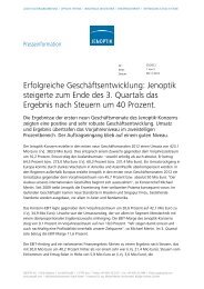 Pressemitteilung (PDF) - Jenoptik AG