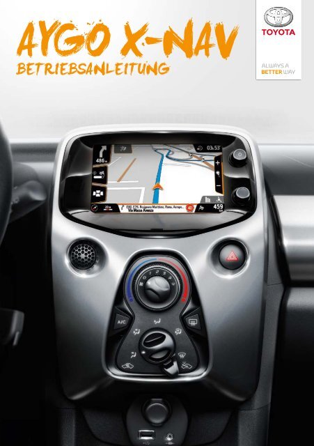 Toyota AYGO X - PZ49X-90334-DE - AYGO X-NAV (German) - mode d'emploi