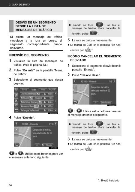 Toyota Toyota Touch &amp;amp; Go - PZ490-00331-*0 - Toyota Touch &amp; Go - Toyota Touch &amp; Go Plus - Spanish - mode d'emploi