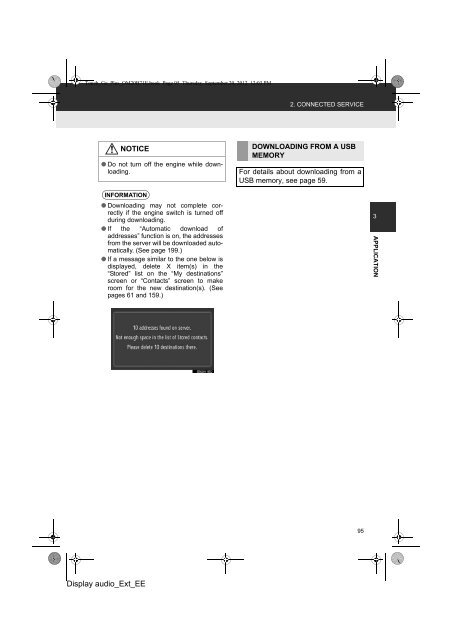 Toyota Toyota Touch &amp;amp; Go - PZ490-00331-*0 - Toyota Touch &amp; Go - Toyota Touch &amp; Go Plus - English - mode d'emploi