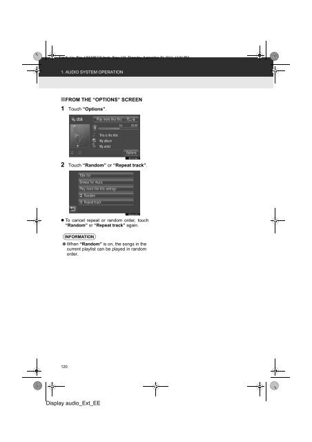 Toyota Toyota Touch &amp;amp; Go - PZ490-00331-*0 - Toyota Touch &amp; Go - Toyota Touch &amp; Go Plus - English - mode d'emploi