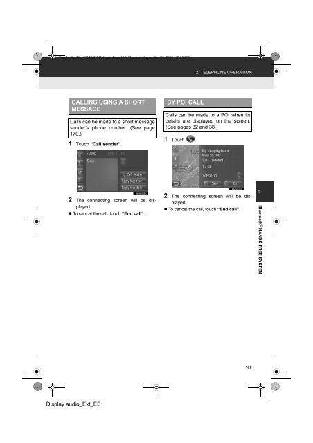 Toyota Toyota Touch &amp;amp; Go - PZ490-00331-*0 - Toyota Touch &amp; Go - Toyota Touch &amp; Go Plus - English - mode d'emploi