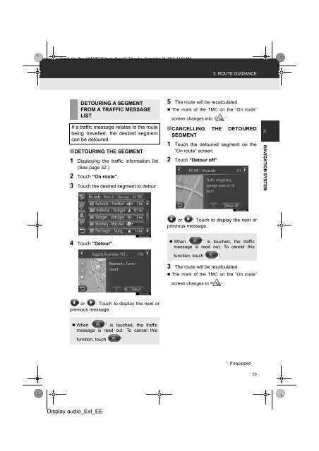 Toyota Toyota Touch &amp;amp; Go - PZ490-00331-*0 - Toyota Touch &amp; Go - Toyota Touch &amp; Go Plus - English - mode d'emploi