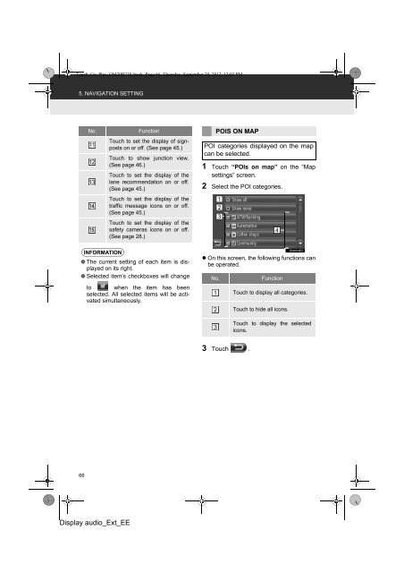 Toyota Toyota Touch &amp;amp; Go - PZ490-00331-*0 - Toyota Touch &amp; Go - Toyota Touch &amp; Go Plus - English - mode d'emploi