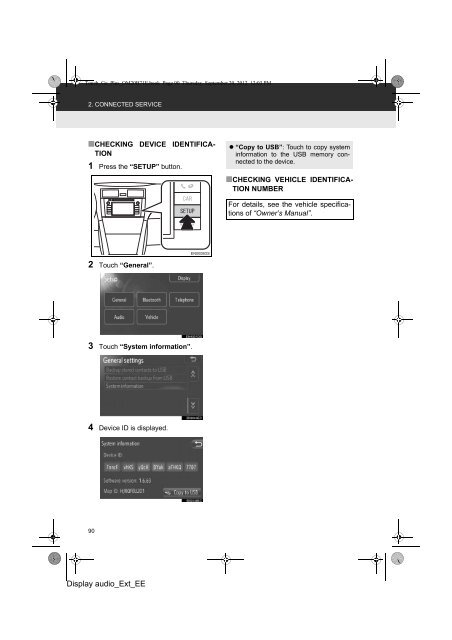 Toyota Toyota Touch &amp;amp; Go - PZ490-00331-*0 - Toyota Touch &amp; Go - Toyota Touch &amp; Go Plus - English - mode d'emploi