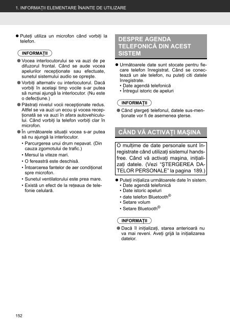 Toyota Toyota Touch &amp;amp; Go - PZ490-00331-*0 - Toyota Touch &amp; Go - Toyota Touch &amp; Go Plus - Romanian - mode d'emploi