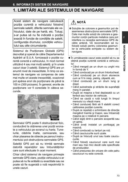 Toyota Toyota Touch &amp;amp; Go - PZ490-00331-*0 - Toyota Touch &amp; Go - Toyota Touch &amp; Go Plus - Romanian - mode d'emploi