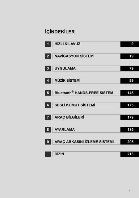 Toyota Toyota Touch &amp;amp; Go - PZ490-00331-*0 - Toyota Touch &amp; Go - Toyota Touch &amp; Go Plus - Turkish - mode d'emploi