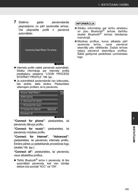 Toyota Toyota Touch &amp;amp; Go - PZ490-00331-*0 - Toyota Touch &amp; Go - Toyota Touch &amp; Go Plus - Latvian - mode d'emploi