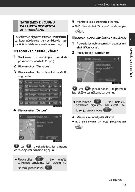 Toyota Toyota Touch &amp;amp; Go - PZ490-00331-*0 - Toyota Touch &amp; Go - Toyota Touch &amp; Go Plus - Latvian - mode d'emploi