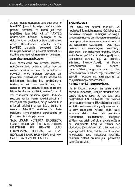 Toyota Toyota Touch &amp;amp; Go - PZ490-00331-*0 - Toyota Touch &amp; Go - Toyota Touch &amp; Go Plus - Latvian - mode d'emploi