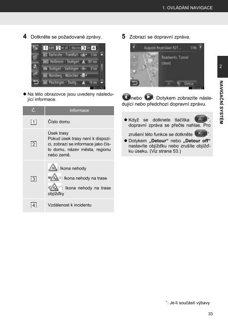 Toyota Toyota Touch &amp;amp; Go - PZ490-00331-*0 - Toyota Touch &amp; Go - Toyota Touch &amp; Go Plus - Czech - mode d'emploi