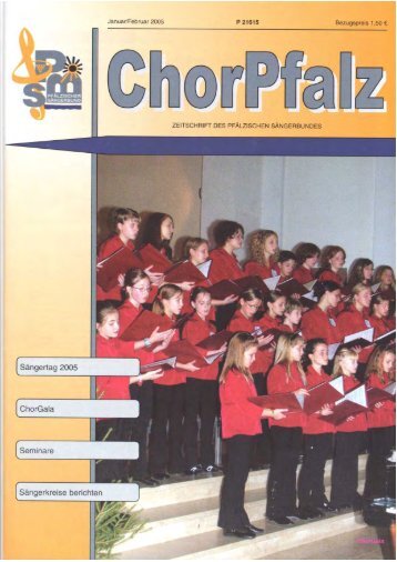 und Jugendchor-Festival »Touch the future« 2005 - ChorPfalz online