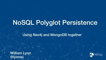NoSQL Polyglot Persistence