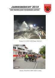Jahresbericht 2010 [Kompatibilitätsmodus] - Feuerwehr Lenting