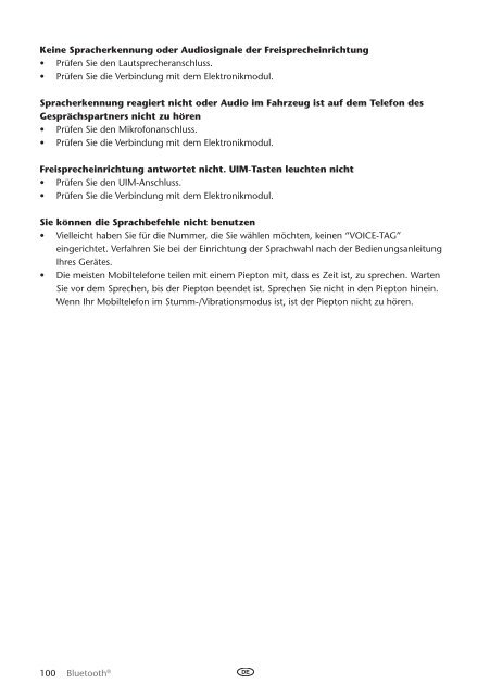 Toyota Bluetooth UIM English French German Dutch Italian - PZ420-00295-ME - Bluetooth UIM English French German Dutch Italian - mode d'emploi