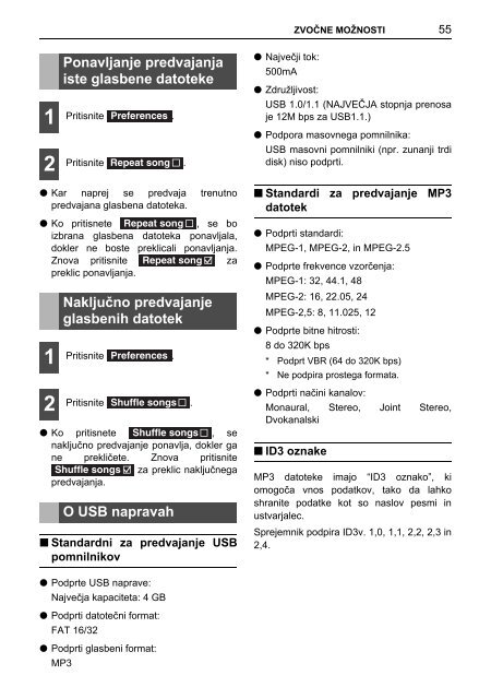 Toyota TNS410 - PZ420-E0333-SL - TNS410 - mode d'emploi