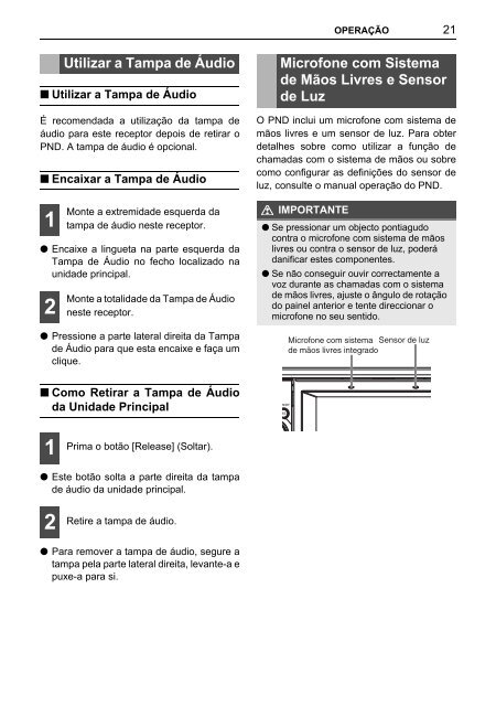 Toyota TNS410 - PZ420-E0333-PT - TNS410 - mode d'emploi