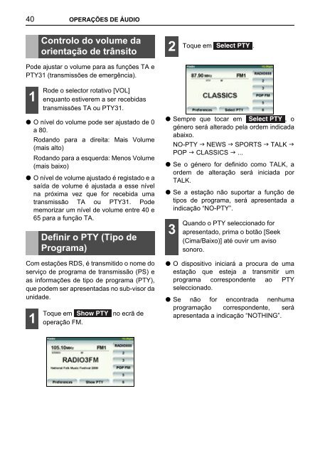 Toyota TNS410 - PZ420-E0333-PT - TNS410 - mode d'emploi