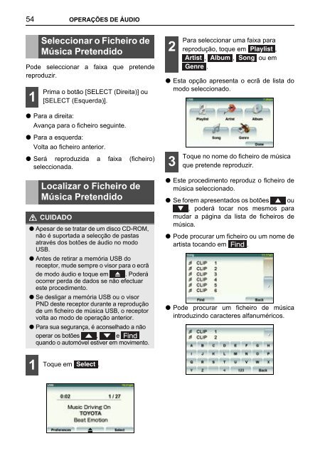 Toyota TNS410 - PZ420-E0333-PT - TNS410 - mode d'emploi