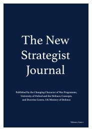 The New Strategist Journal