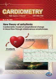  Open access e-journal Cardiometry - No.8 May 2016