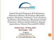 Animal Growth Promoters and Performance Market