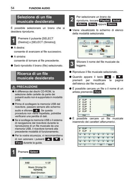 Toyota TNS410 - PZ420-E0333-IT - TNS410 - mode d'emploi