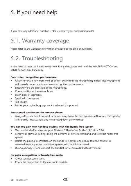 Toyota Bluetooth UIM English Russian Lithuanian Latvian Estonian - PZ420-00295-BE - Bluetooth UIM English Russian Lithuanian Latvian Estonian - mode d'emploi